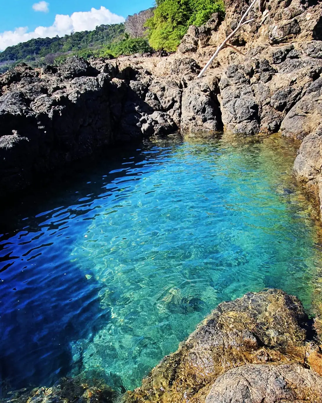 Turquoise hidden pool